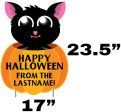 Custom Bat Pumpkin Welcome Yard Sign Discount