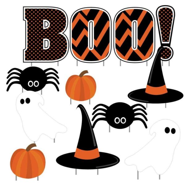 BOO! Halloween Yard Card - 12 piece Set Online