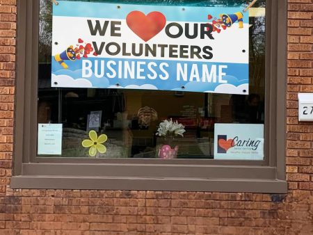 Custom Volunteer Appreciation Banner - 3x6 Feet Fashion