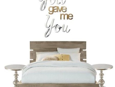 Hand Painted God Gave Me You Wall Quote Online