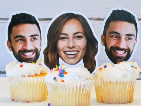 Custom Face Cutout Cupcake Toppers Online now