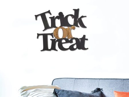 Hand Painted Trick or Treat Wall Decor Discount