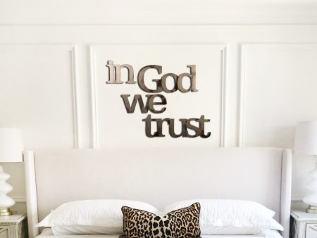 in God we trust Hand Painted Wall Decor Online