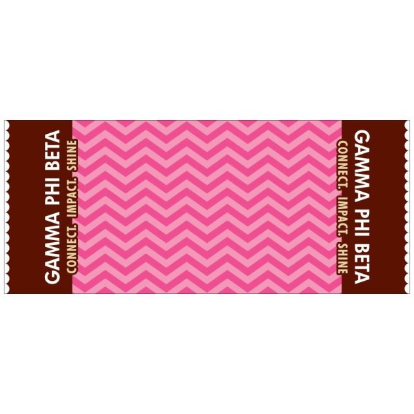 Pink Chevron Gamma Phi Beta 15oz Coffee Mug Cheap