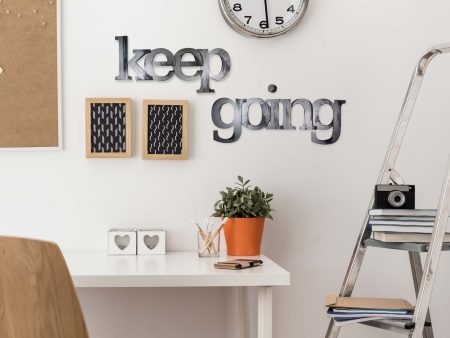 keep going Hand Painted Wall Art Discount