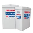 22.3 Gallon Custom Disposable Recyclable Corrugated Plastic Trash Can Discount