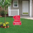 22 x22  Number One Shaped Yard Sign Online now