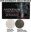 Custom Chiropractor Door Mat Fashion