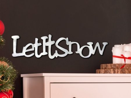 Let it Snow Wall Decoration Online Sale