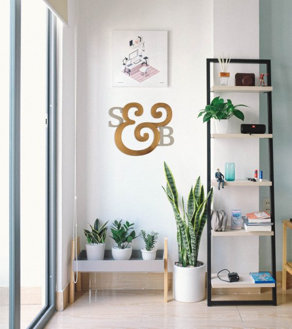 Custom Initial Ampersand Wall Decor Online Hot Sale