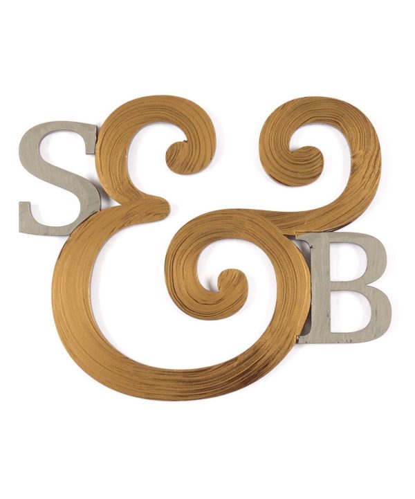 Custom Initial Ampersand Wall Decor Online Hot Sale