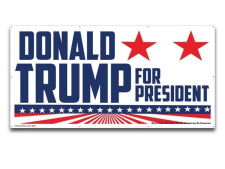 Donald Trump For President 3 x6  Vinyl Banner Online