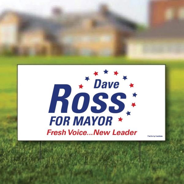 12 x24  Custom Political Yard Signs For Sale