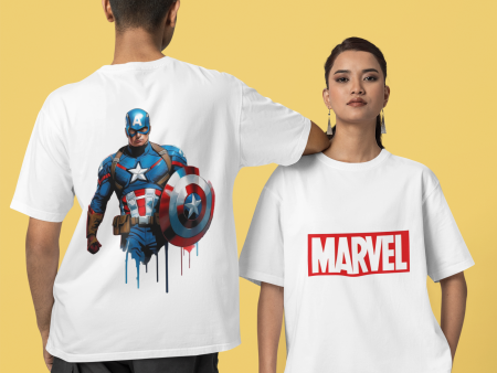 Captain America Oversized Unisex Tee – Bold Style, Heroic Comfort For Discount