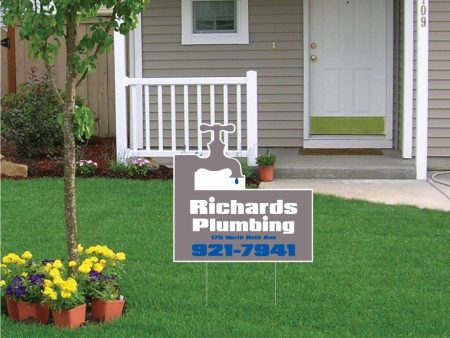 21 x20.8  Faucet Shaped Yard Sign Supply