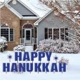 Happy Hanukkah Yard Card Letters Online