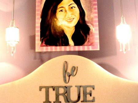 be TRUE Hand Painted Wall Decoration For Sale