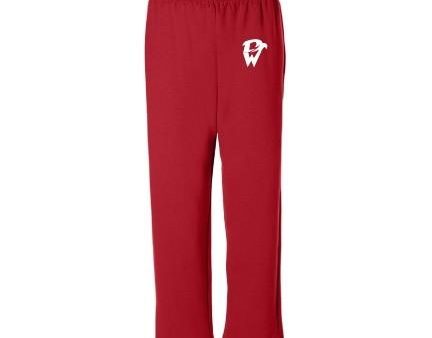 Davenport West  DW  Open Legged Sweatpants (Red) Online Hot Sale