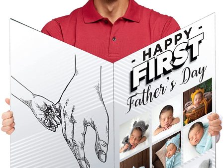 3  Custom Happy First Father s Day Card Hot on Sale