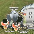 BOO! Oversized Halloween EZ Yard Card Decoration 9 pc Set For Discount