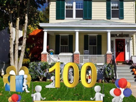 Happy 100th Birthday Yard Card Sale