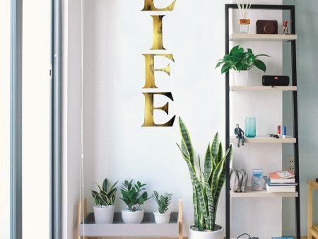 enjoy LIFE Hand Painted Wall Quote Online Sale