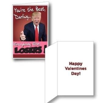 2 x3  Trump Valentine s Day Card Supply