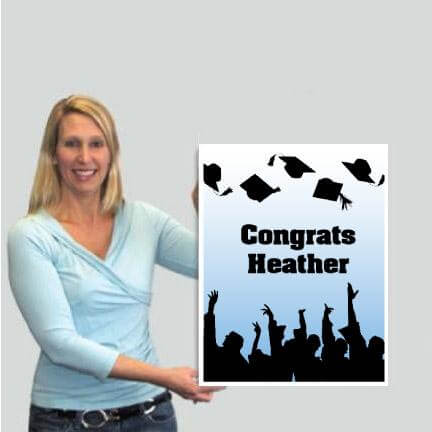 2  Giant Custom Graduation Cap Toss Greeting Card Cheap