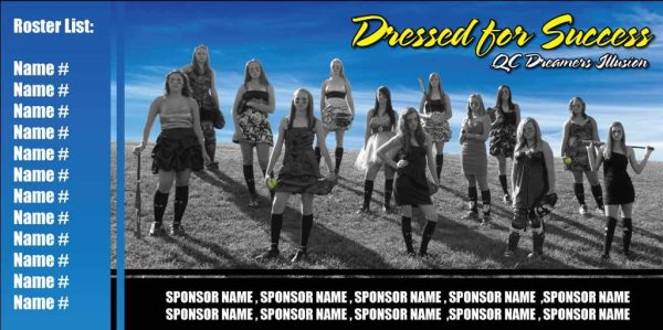 Custom Cutout Team Photo Banner Discount