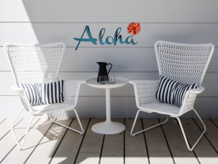 Aloha Hand Painted Wall Word Decoration Sale