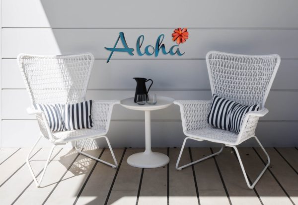 Aloha Hand Painted Wall Word Decoration Sale