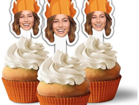 Custom Thanksgiving Cupcake Toppers (Turkey Hat) Online Sale