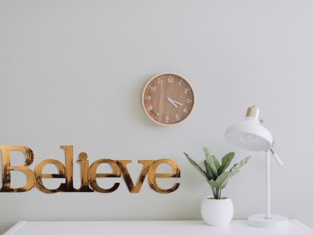 Believe Wall Word Decor Online now