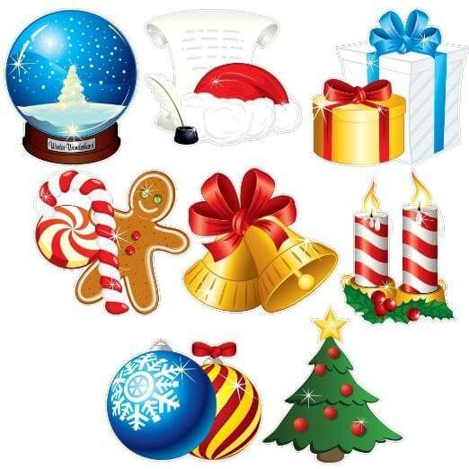 Christmas Snow Globes Yard Cards & Decorations - 8 pc Set | Short Stakes Included Discount