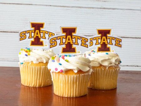 Iowa State University Cupcake Toppers Online Hot Sale