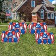 36 x22  Patriotic Balloon Skirt Yard Signs Set of 4 Supply