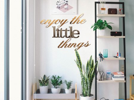 Hand Painted  enjoy the little things  Wall Sign Supply