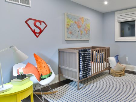 Custom Initial Superman Inspired Wall Decor Online Sale