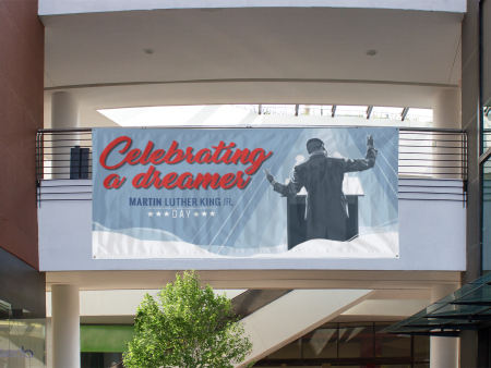 Celebrating a Dreamer Martin Luther King Day Banner Sale