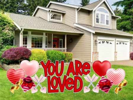 You Are Loved Valentine s Day Yard Decoration 13 pc Set Online Hot Sale