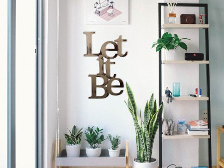 Let it Be Wall Decor Discount