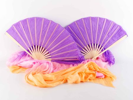 Silk Veil Fans - pair Online Sale