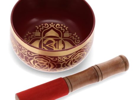 Root Chakra Tibetan Singing Bowl 12.5cm For Discount