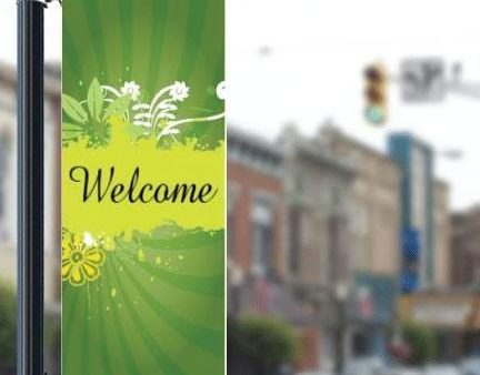 Main Street 36 x90  Pole Banner on Sale