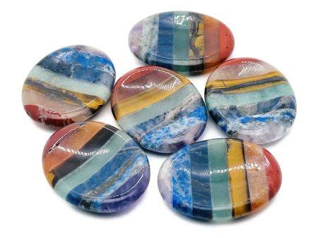 Chakra Crystal Thumb Stones Hot on Sale