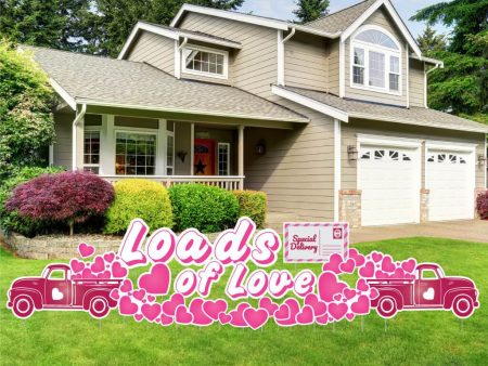 Loads of Love Valentine s Day Yard Card 16 pc Set Online