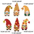 Autumn Gnomes Yard Card Decoration 10 piece set Hot on Sale