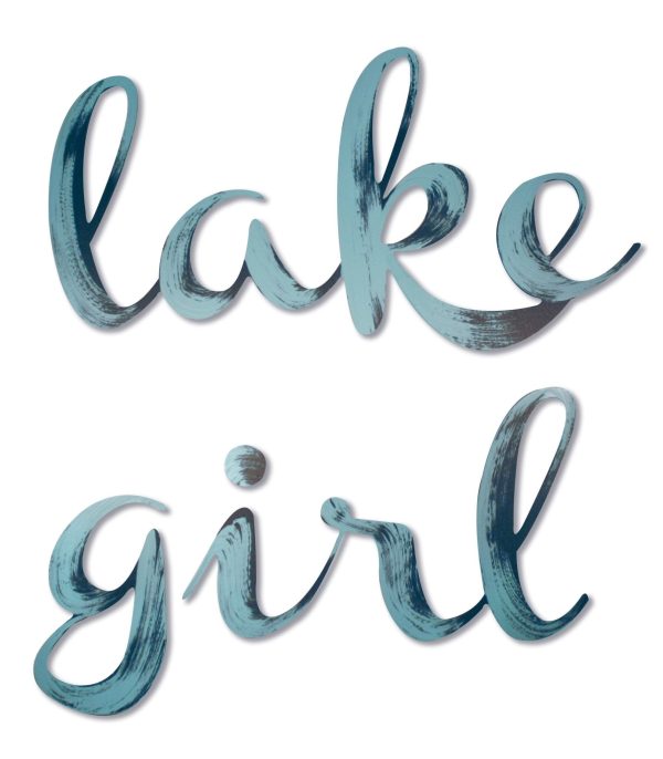 Lake Girl Hand Painted Home Decor Hot on Sale