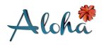 Aloha Hand Painted Wall Word Decoration Sale