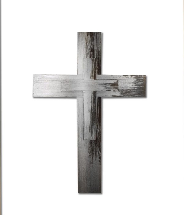 Cross on Cross Hand Painted Wall Decor Fashion